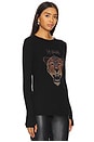 view 2 of 5 Mckinley Crystal Geometric Def Leopard Top in Black