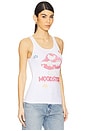 view 3 of 6 Esmerelda Woodstock Shrooms Tank Top in White