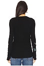 view 5 of 6 Mckinley Vintage Butterflies Thermal Top in Black