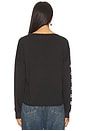 view 3 of 4 Luella Long Sleeve Drop Shoulder Tee in Onyx