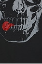 view 5 of 5 Crystal Tongue Skull Boyfriend Tee in Black