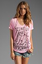 view 1 of 4 April Love Bug Tee in Malibu Pink