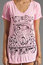 view 3 of 4 April Love Bug Tee in Malibu Pink