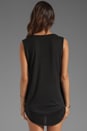 view 2 of 3 Dana USA Eagle Asymmetrical Top in Black