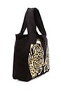 view 3 of 4 Taylor Color Mirror Leopards Canvas Tote in Black