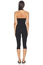 view 3 of 3 Capri Halter Onesie in Black