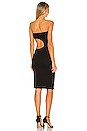 view 3 of 3 Madelynn Rib Cutout Dress in Black