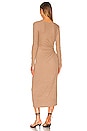 view 4 of 4 Ami Rib Dress in Mushroom
