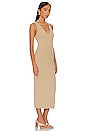 view 2 of 3 Gaia Midi Dress in Pale Khaki
