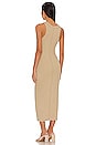 view 3 of 3 Gaia Midi Dress in Pale Khaki