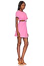 view 2 of 3 Devan Twist Tee Dress in Neon Pink