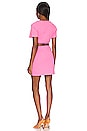 view 3 of 3 Devan Twist Tee Dress in Neon Pink