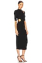 view 2 of 4 Suvi Rib Midi Dress in Black