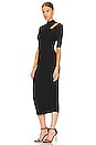 view 3 of 4 Suvi Rib Midi Dress in Black
