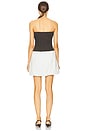view 3 of 3 Elsie Dress in Black Top With Vapor Skirt