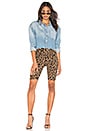 view 4 of 4 SHORT CYCLISTE in Leopard