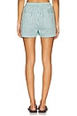view 4 of 6 Hanalei Short in Teal Navy Stripe