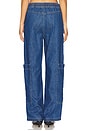view 4 of 6 Ryleigh Utility Jeans in Soft Denim