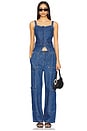 view 5 of 6 Ryleigh Utility Jeans in Soft Denim