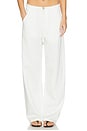 view 1 of 6 PANTALÓN DE DENIM SUAVE DUSTY in White Denim