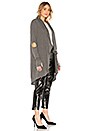 view 2 of 3 Open Elbow Cardigan in Grey