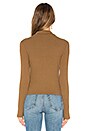 view 3 of 4 Ash Crop Turtleneck in Heather Camel