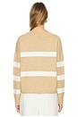 view 3 of 4 Morjana Sweater in Camel Stripe