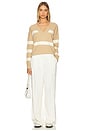 view 4 of 4 Morjana Sweater in Camel Stripe