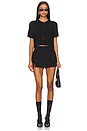 view 4 of 5 Delfina Sparkle Sweater Top in Black Sarkle