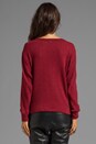 view 2 of 3 Carter Zip Sweater in Rouge