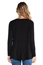 view 3 of 4 Backtail Pullover in Black