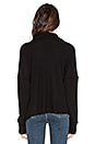 view 3 of 3 Oversized Turtleneck Sweater in Black