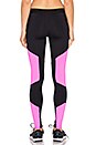 view 3 of 4 Shield Active Legging in Black & Hot Pink