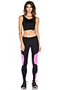 view 4 of 4 Shield Active Legging in Black & Hot Pink