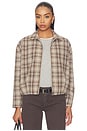 view 1 of 6 Vivienne Plaid Zip Up Jacket in Plaid