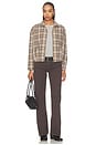 view 6 of 6 Vivienne Plaid Zip Up Jacket in Plaid