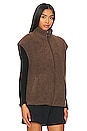 view 3 of 5 Sherpa Vest in Brown