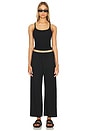 view 5 of 6 Kismet Waffle Pant in Black