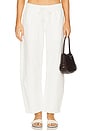view 1 of 6 Lennon Pant in White Denim