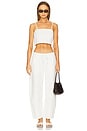 view 5 of 6 Lennon Pant in White Denim