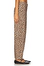 view 3 of 6 Cross Creek Leopard Pant in Leopard