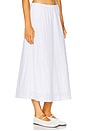 view 2 of 6 Waialea Eyelet Skirt in White