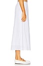 view 3 of 6 Waialea Eyelet Skirt in White
