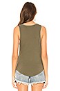 view 3 of 4 Tanner Scoop Tank in Military Green