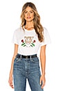 view 1 of 4 Leopard Crest Tee in White