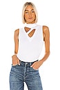 view 1 of 4 Thea Rib Top in White