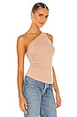 view 2 of 4 Ariel Rib One Shoulder Top in Nude