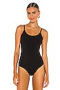 view 2 of 5 Tank Bodysuit in Black