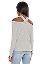 view 3 of 4 Marlon Top in Heather Grey