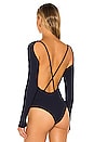 view 5 of 5 Richter Sweater Rib Bodysuit in Navy